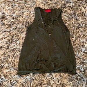 Jennifer Lopez hunter green top